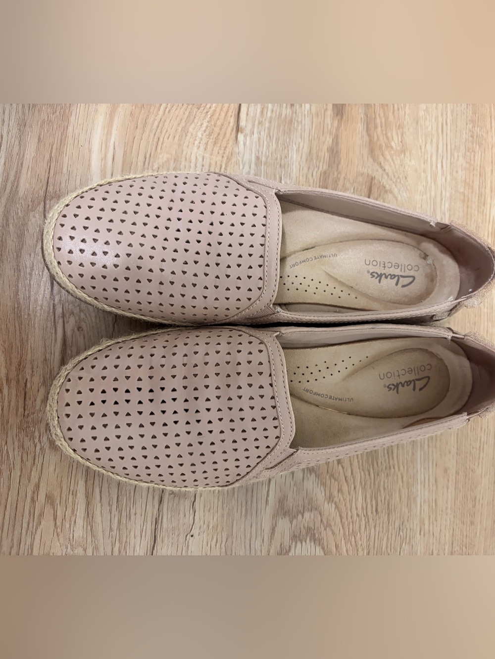 Women's Slip-On Perforated Espadrille - Blush
